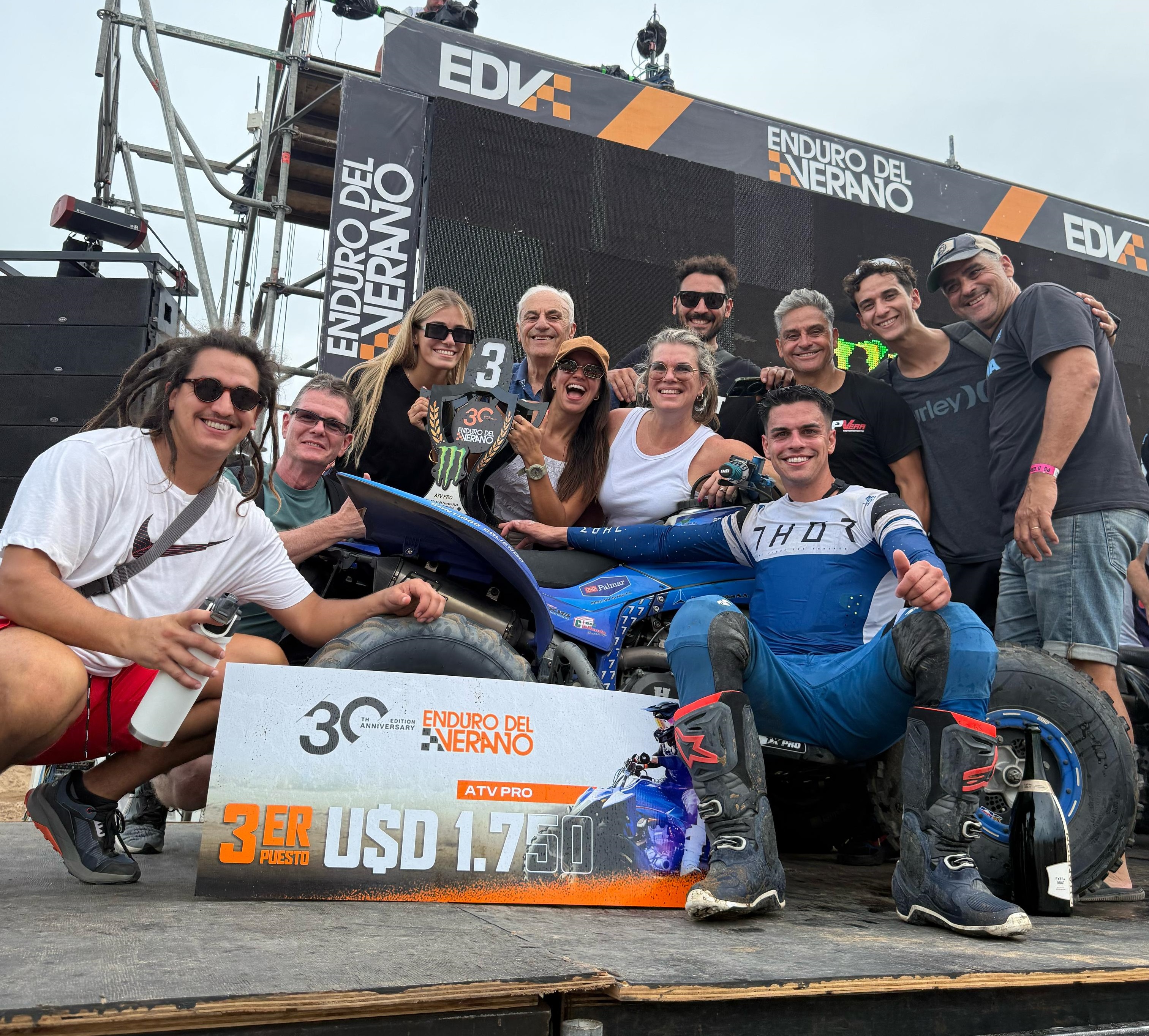Caliendo subió al podio del Enduro de Verano 2025